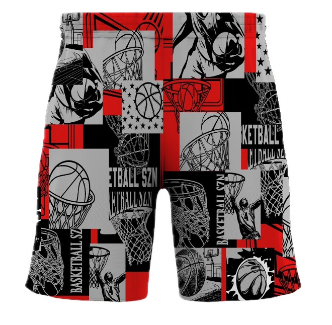 Dynamic Prep All Over Basketball Print Dri-Fit Shorts