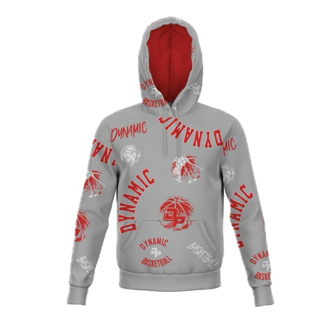 Dynamic Prep Logo Grey Hoodie