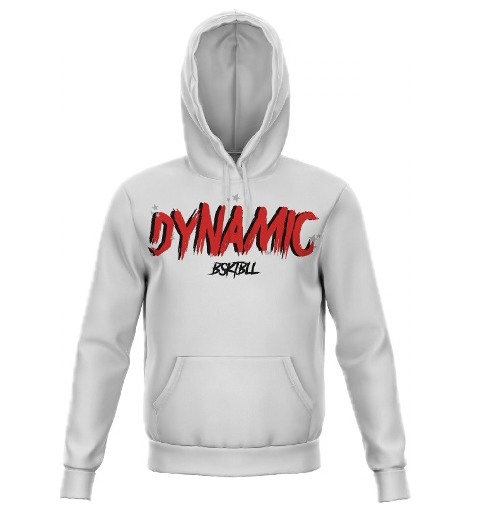 Dynamic White Hoodie
